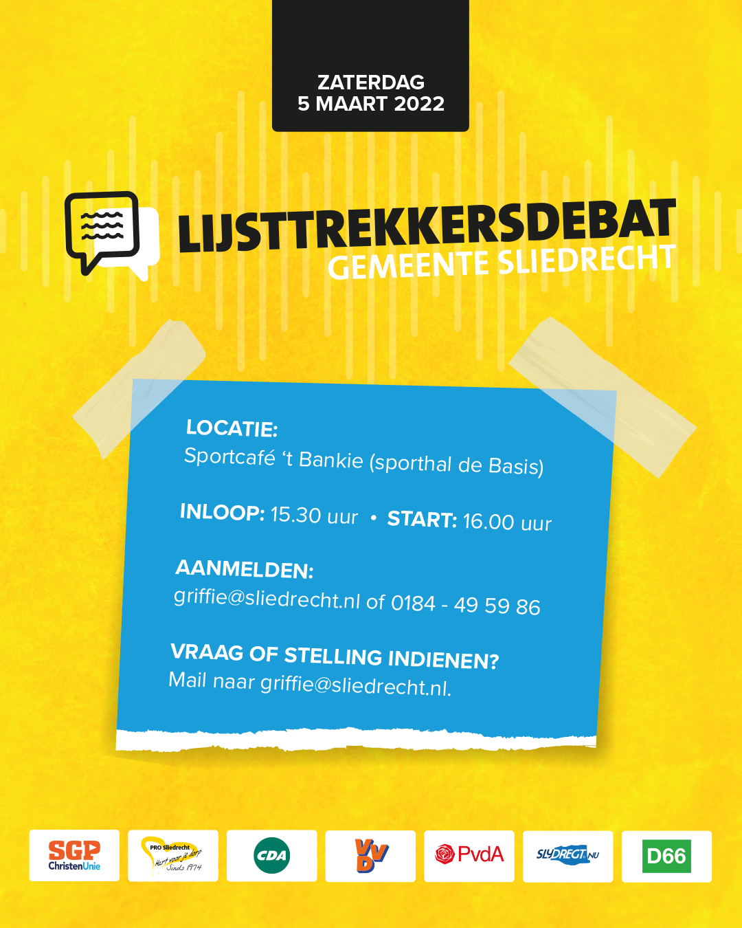 Social Media lijsttrekkersdebat 